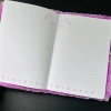 Customized a5 horizontal line notebook, fluffy unicorn color page horizontal line notebook, password lock notepad, diary, student notebook Specification image